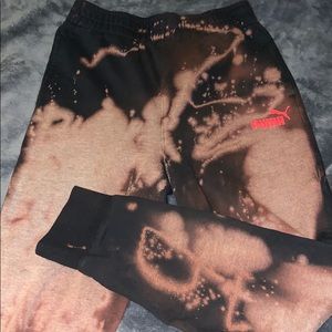 Bleached Puma Joggers.